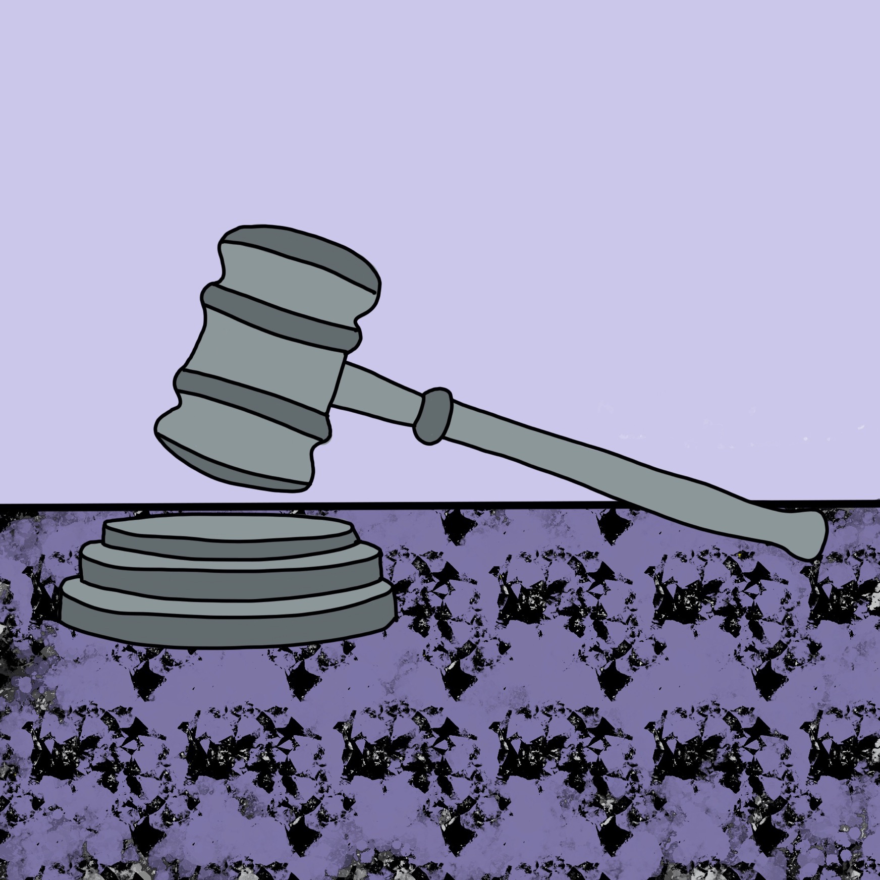 Graphic of a gavel.